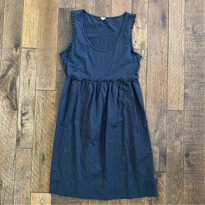 J. Crew Navy Jersey / Cotton Tank Dress Size L